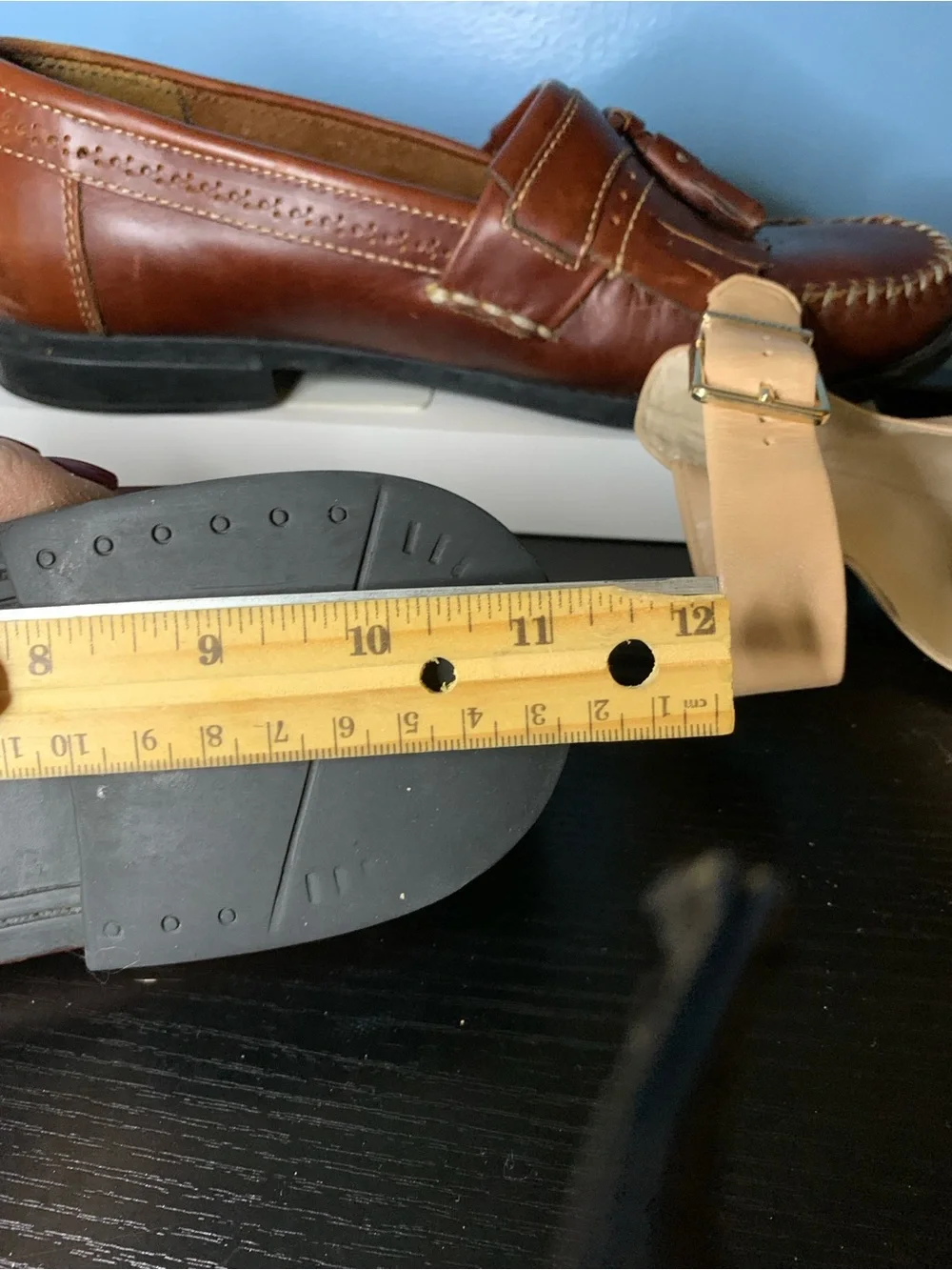 Weejuns Brown Leather Tassel Kiltie Loafers